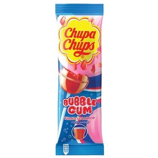 Chupa Chups Bubble Cum Filled Lollipop Cola Flavour
