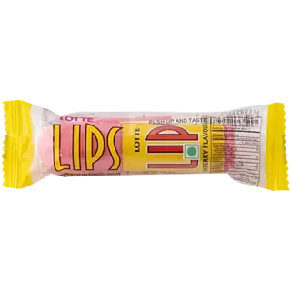 Lotte Lips Strawberry Flavoured Candy