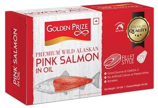 Golden Prize Pink Salmon Fillets in Oil