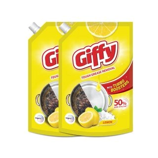 Giffy Dish Wash Gel Lemon & Active Salt