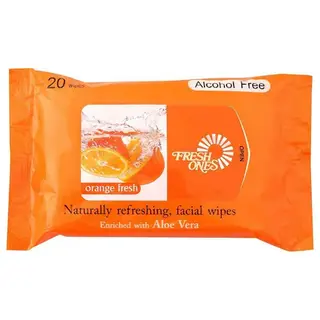 Freshones Orange facial Wipes