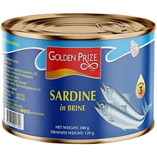 Golden Prize Canned Sardine In Brine