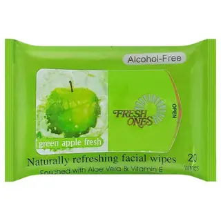 Fresh Ones Green Apple Fresh Facial Wipes