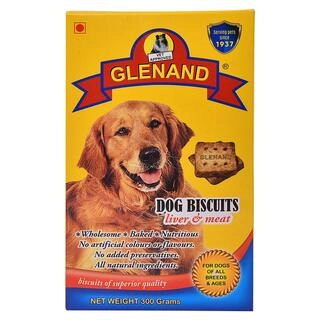 Glenand Pet Biscuits - For Dogs, Liver & Meat