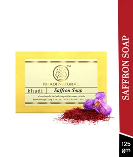 Khadi Natural Soap Saffron 