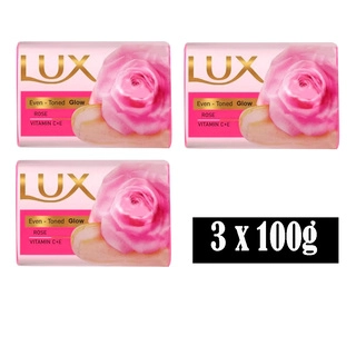 Lux Rose & Vit E Soap 100Gm*3