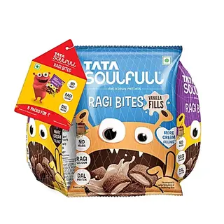 Tata Soulfull Ragi Bites Breakfast Cereal Combo Pack,