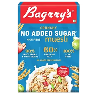 Bagrry's No Added Sugar Muesli - High Fibre, Diet Friendly