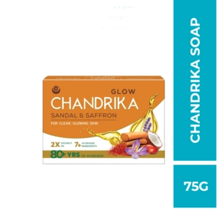 Chandrika Soap Sandal & Saffron 