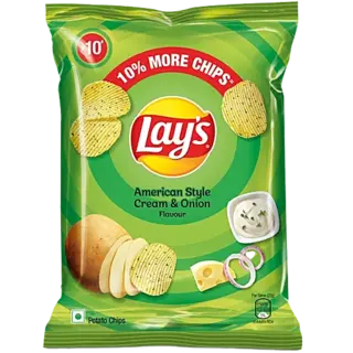 Lay's American Style Cream & Onion Flavour Potato Chips