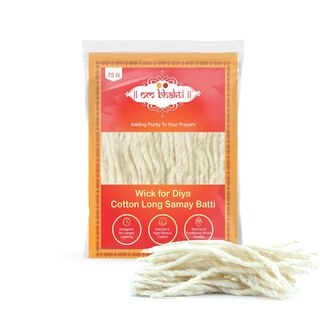 OM Bhakti Cotton Long (Twisted) Samay Batti 