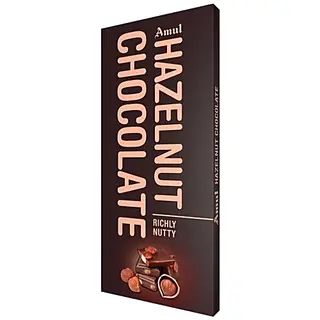 Amul Hazelnut Chocolate - Richly Nutty