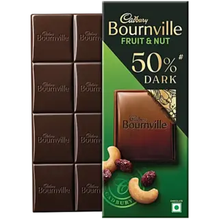 Cadbury Bournville Fruit & Nut 50% Dark Chocolate Bar