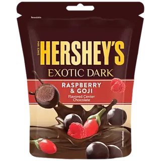 Hershey's Exotic Dark Flavored Center Chocolates - Raspberry & Goji