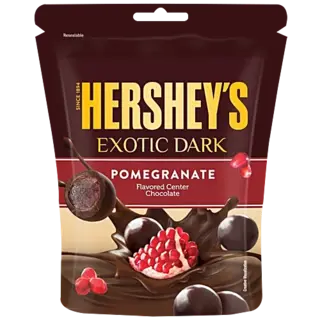 Hershey's Exotic Dark Flavored Center Chocolates - Pomegranate