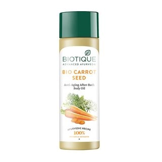 Biotique Carrot Seed Anti-Ageiing After Bath Body Oil 