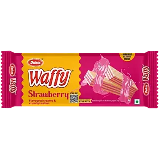 Dukes Waffy Strawberry Flavoured Wafers