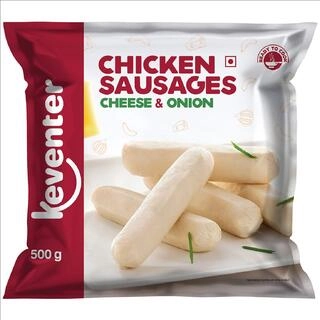 Keventer Chicken Sausages Cheese & Onion