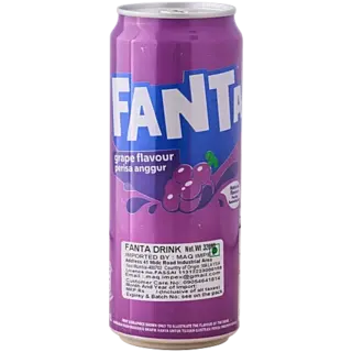 Fanta Sparkling Soft Drink Grape Flavour Perissa Anggur