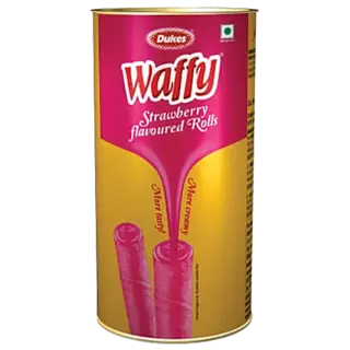 Dukes Waffy Strawberry Flavoured Rolls