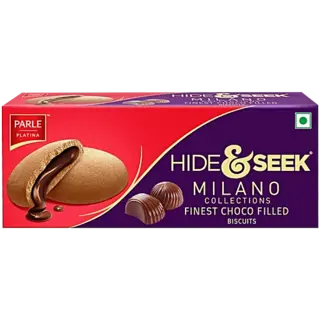Parle Platina Hide & Seek Milano Collections Finest Choco Filled Biscuits