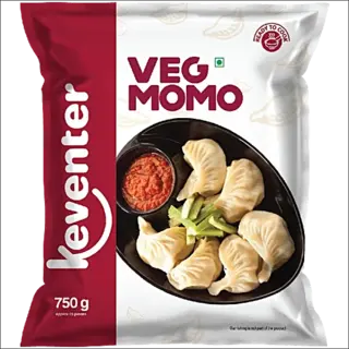 Keventer Ready To Cook Frozen Snack Veg Momo