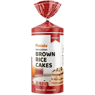 Pintola Organic Wholegrain Brown Rice Cakes With Multigrain