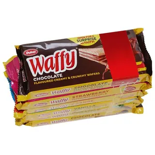 Dukes Waffy Creamy & Crunchy Wafers - Assorted Flavours