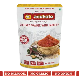 Adukale Chutney Powder With Jaggery