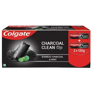 Colgate Charcoal Clean Toothpaste 120g (Pack of 2)