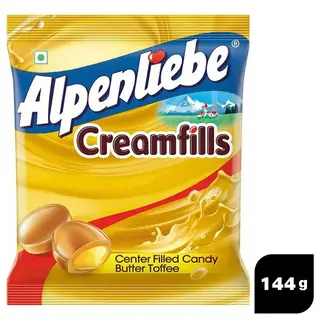 Alpenliebe Creamfills Center Filled Butter Toffee