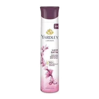 Yardley London Perfumed Deodorant Body Spray Lace Satin