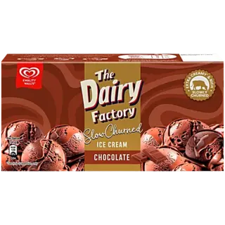 Kwality Wall's The Dairy Factory Chocolate Ice Cream