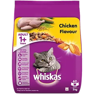 Whiskas Chicken Flavour Dry Cat Food - Adult 1+ Years