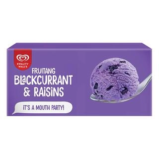 Kwality Wall's Fruitang Blackcurrant Raisin Ice Cream