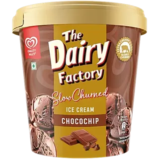 Kwality Wall's The Dairy Factory Chocochip Ice Cream