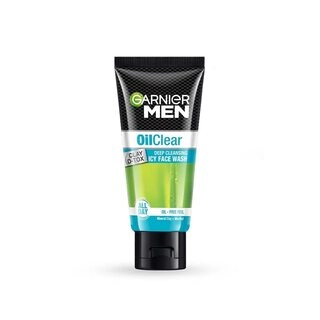  Garnier Men Oil Clear Clay D-Tox Deep Cleansing Icy Face Wash
