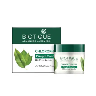 Chlorophyll pimple control oil free anti-acne gel