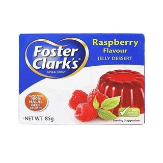 Foster Clarks Jelly Dessert Raspberry 