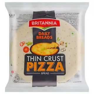 Britannia Daily Thin Crust Pizza Base Bread