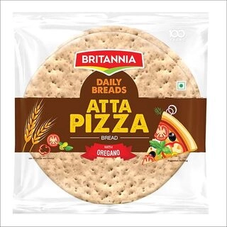 Britannia Atta Pizza Bread with Oregano