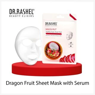DR.RASHEL Dragon Fruit Face Sheet Mask With Serum