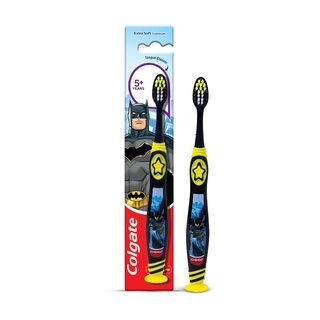 Colgate Kid's Extra Soft Toothbrush with Tongue Cleaner Kid - Manual, Multicolor 1 Pc