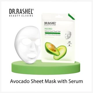 DR.RASHEL Avocado Face Sheet Mask With Serum