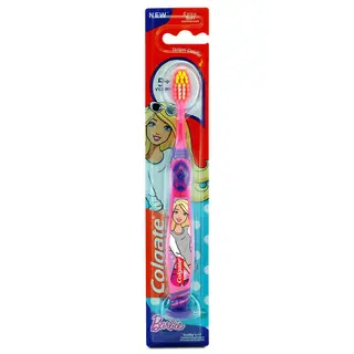 Colgate Barbie (Extra Soft) Kids Toothbrush with Tongue Cleaner (5+ Years)