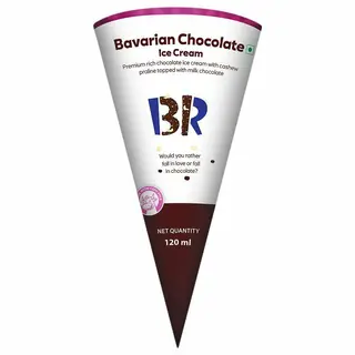 Baskin Robbins Bavarian Chocolate Ice Cream Cone