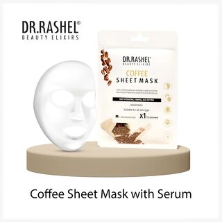 DR.RASHEL Coffee Face Sheet Mask With Serum
