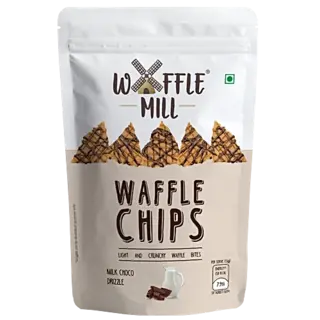 Waffle Mill Waffle Chips - Milk Choco Drizzle