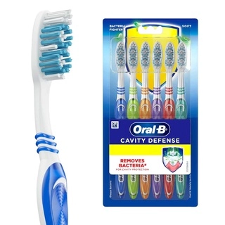 Oral-B Cavity Defense Cavity Protection Soft Toothbrush (Pack of 6)