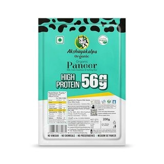 Akshayakalpa Organic Paneer 56G Protein